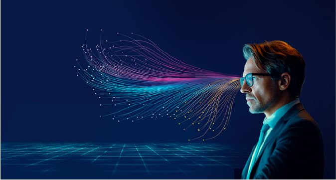 Illustration of vision without Spatial Vision technology